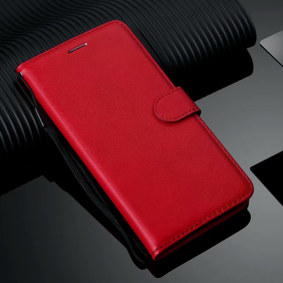 Picture of Small Sheep Pattern Phone Leather Case Suitable for Huawei P30 Pro Solid Color Flip Card Insert Wallet Protector